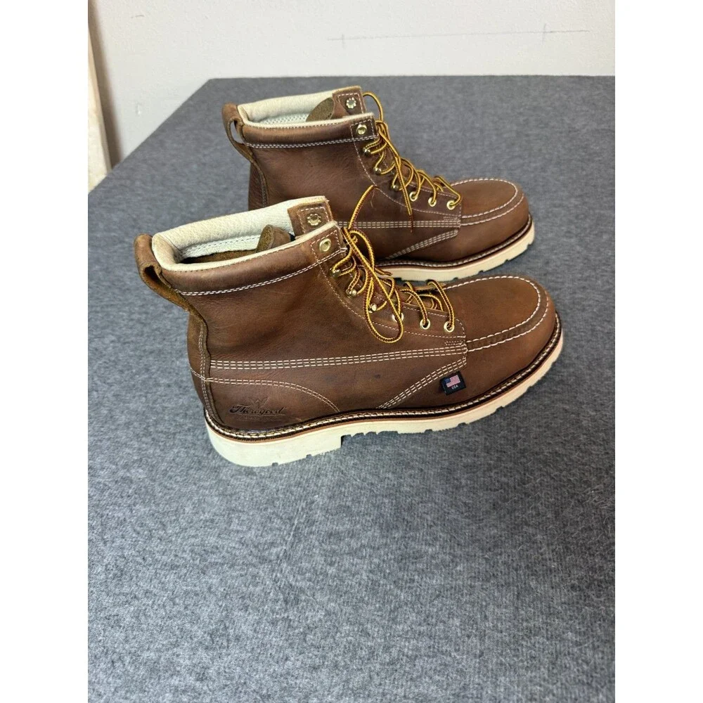 Thorogood Boots Men’s Size 11.5 D Model 804-4375 Steel Toe Moc Toe CrazyHorse